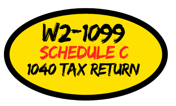 Gig Preview - Do w2, 1099, 1040 tax return form, schedule c, payroll, 941 tax calculations