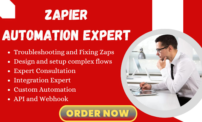 Gig Preview - Automate your workflows as a zapier integration expert