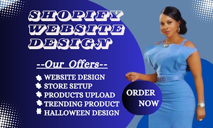 Gig Preview - Do shopify website, redesign setup shopify store design shopify website redesign