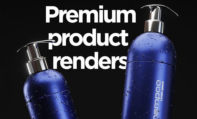 Gig Preview - Make high quality premium 3d render of your product