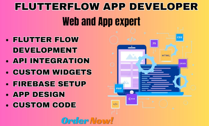 Gig Preview - Create flutterflow flutter app, firebase mobile app, ios development