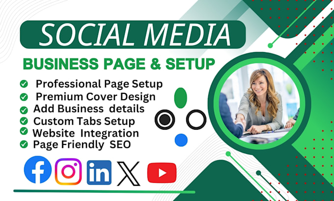 Gig Preview - Create facebook business page, instagram, youtube, setup social media accounts