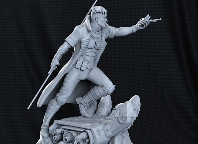 Gig Preview - Accurate, printable stl files from your images,realistic 3d action figure