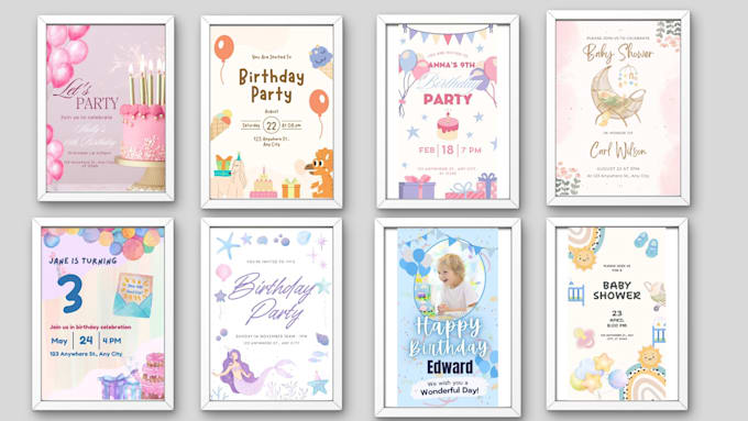 Gig Preview - Create birthday, engagement, wedding and party cards