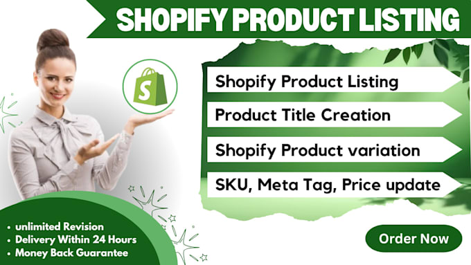 Bestseller - shopify product listing , upload and update inventory