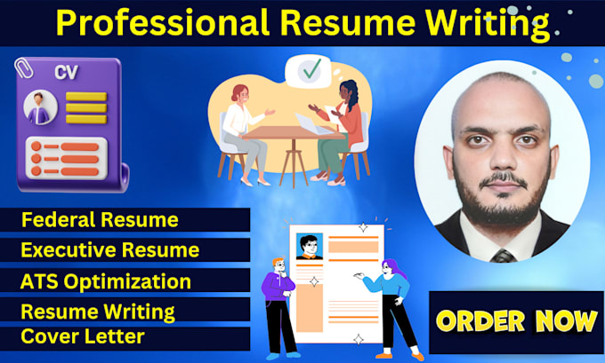 Gig Preview - Create a professional executive resume that lands interviews