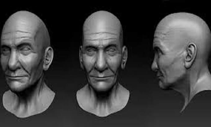 Gig Preview - Sculpt realistic 3d face, 3d head bust model, 3d sculpture in blender or zbrush