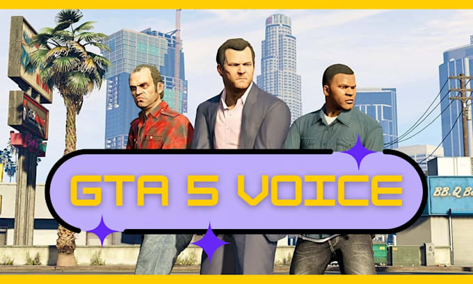 Gig Preview - Record male voice over video game gta 5 rockstar, character, cartoon, animation