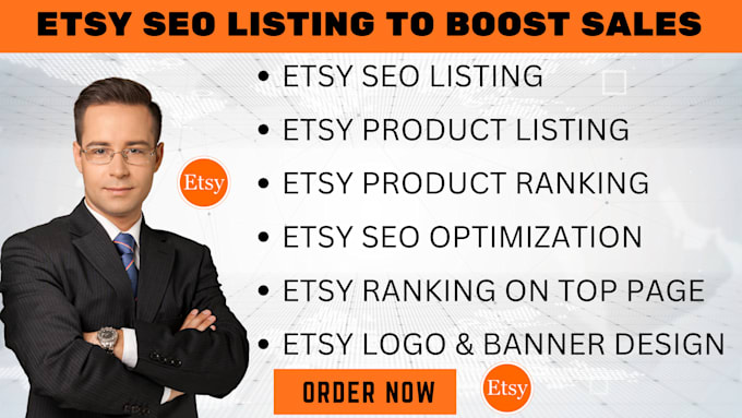 Gig Preview - Rank etsy listing with etsy seo listing title and tags to boost etsy sales