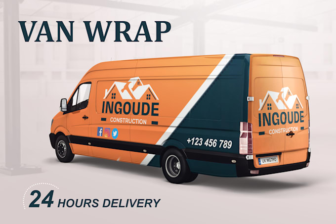 Gig Preview - Do vehicle wrap design, car wrap design, van wrap design, trailer or truck wrap