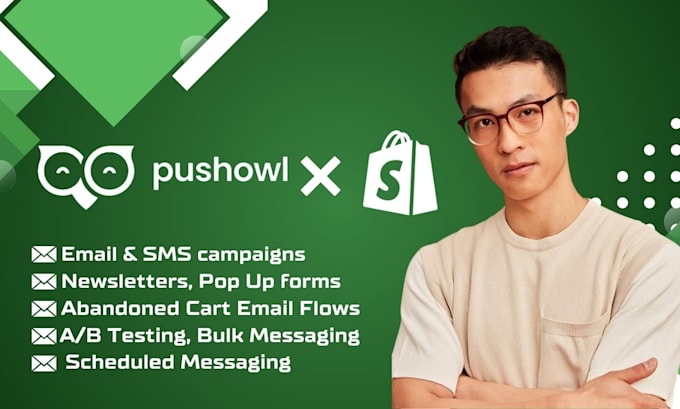 Bestseller - maximize your shopify sales with full pushowl email campaigns, abandoned cart