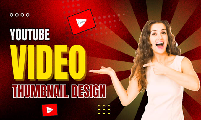 Gig Preview - Do eye catching thumbnail design for youtube social media