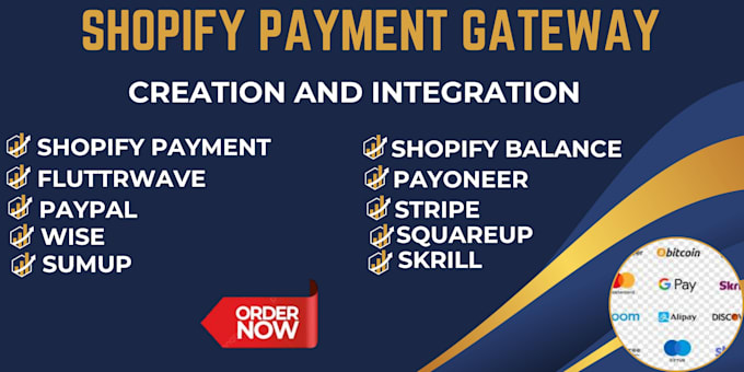 Bestseller - setup and activate verified payment gateway, shopify payment, paypal,