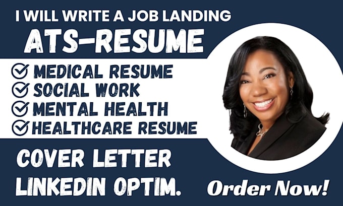 Gig Preview - Do ats phlebotomist, social work, public mental health medical healthcare resume