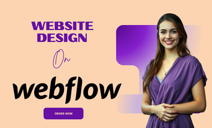 Gig Preview - Design develop webflow website, transfer, migrate webflow