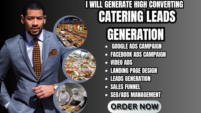 Bestseller - generate exclusive catering leads events planning leads wedding leads fb ads