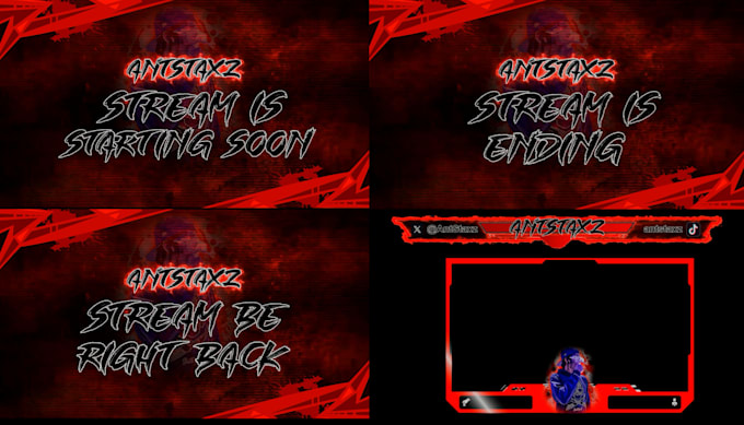 Gig Preview - Make stream overlay starting soon brb ending