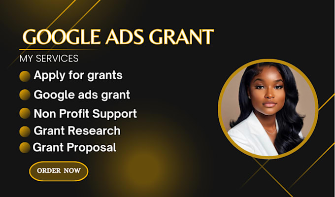 Gig Preview - Apply for nonprofit grant organization grant and google ads grant