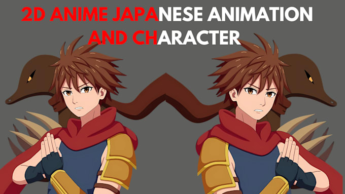 Gig Preview - Do 2d anime animation, 2d japanese anime style,  2d japanese character