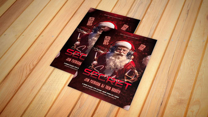 Gig Preview - Design professional christmas flyer