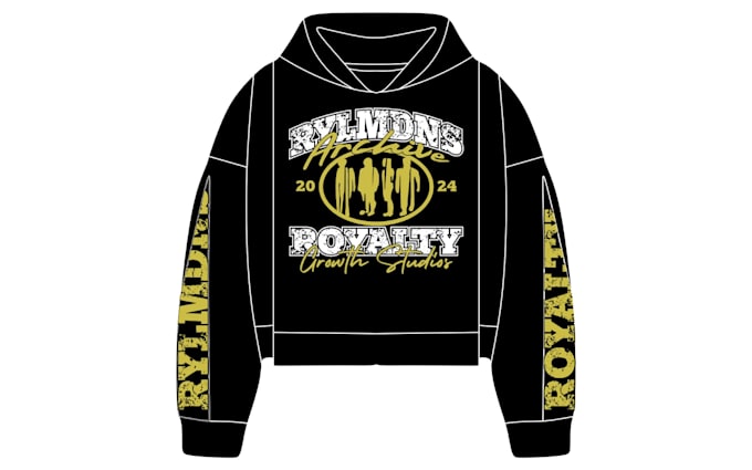 Gig Preview - Create custom hoodie designs for your brand or personal use