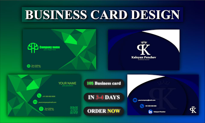 Gig Preview - Create a business card for you