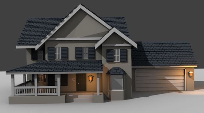 Gig Preview - Be your 3d architect house exterior interior in revit 3ds max office remodel lux