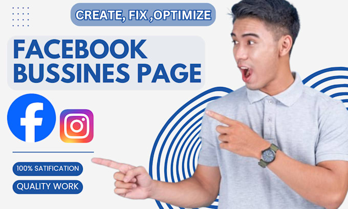 Bestseller - create facebook business page fix, setup and optimise