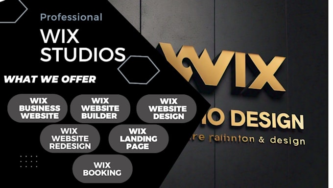 Bestseller - design wix business website design with wix business studio using wix studio