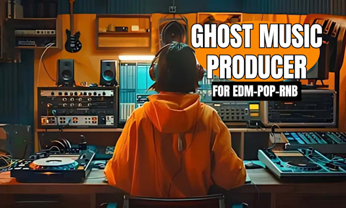 Gig Preview - Be your ghost producer, ghost singer, song lyrics writer for edm pop rnb song