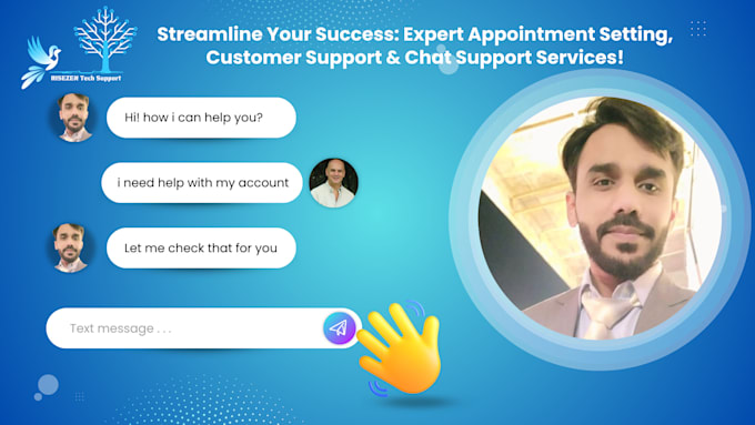 Gig Preview - Your appointment settler, customer support, and chat support