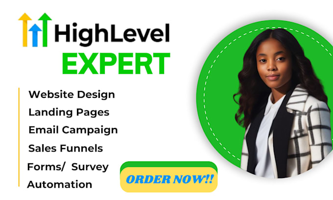 Gig Preview - Gohighlevel sales funnel gohighlevel landing page gohighlevel website design