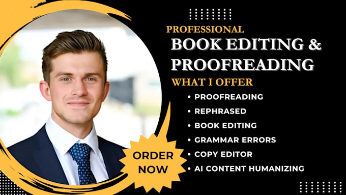 Gig Preview - Proofread and edit ebook, articles blog humanize content editor grammar check