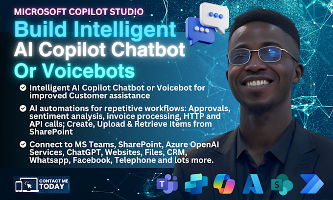 Gig Preview - Build intelligent ai copilot chatbot agents for websites or business automation