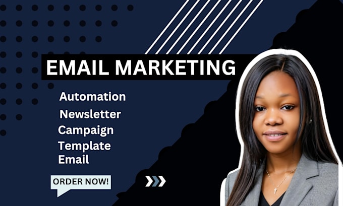 Gig Preview - Email marketing automation design template email campaign