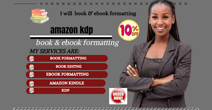 Gig Preview - To book formatting on  ebook, loyal desing  for you paperback book on amazon kdp