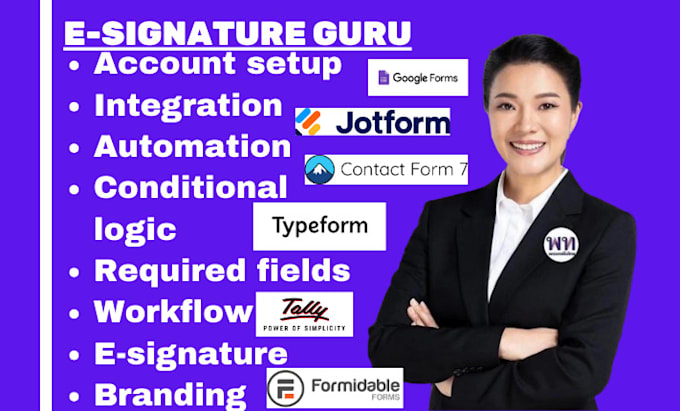 Gig Preview - Do formidable form tally questionnaire typeform contact form jotform google form