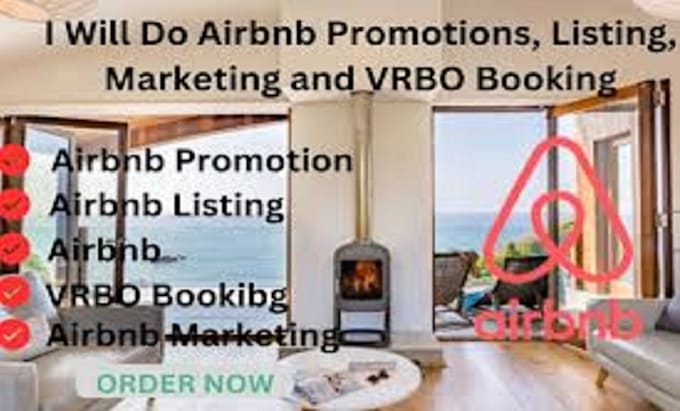 Gig Preview - Promote airbnb, booking, vrbo listing with advance marketing and optimization