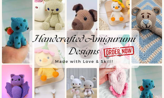 Gig Preview - Amigurumi crotchet patterns detailed amigurumi photos amigurumi instructions