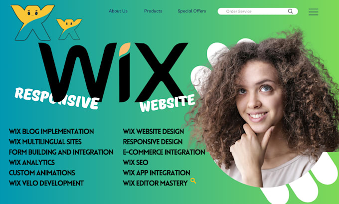 Gig Preview - Design create wix business ecommerce website wix  odoo marketing store seo page