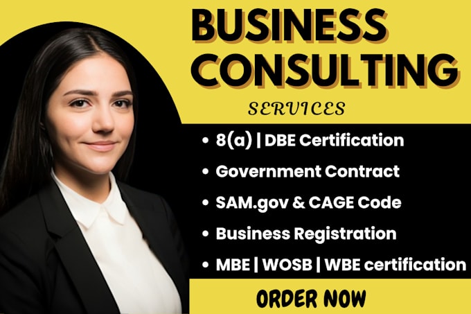 Gig Preview - Help you with 8a, samgov, cagecode, mbe,wosb, wbe, dbe  certification