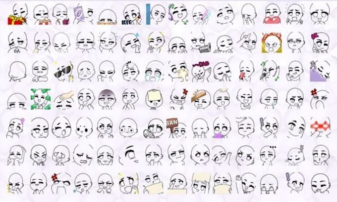 Gig Preview - Draw a custom emoji or pngtuber