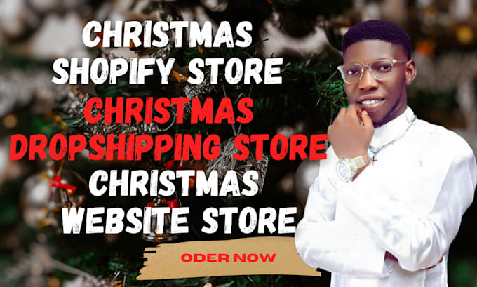 Bestseller - design shopify christmas store, christmas website, christmas dropshipping store