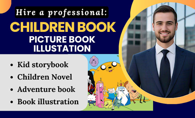 Gig Preview - Create, edit your picture book, children book illustration formatting layout