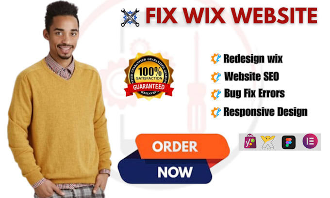 Gig Preview - Fix your wix bugs errors,  rebuild, edit, redesign wix, troubleshoot ,customize