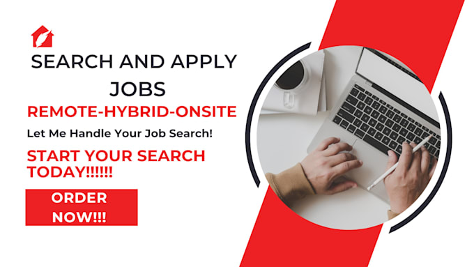 Gig Preview - Search and apply jobs for you either remote onsite or hybrid