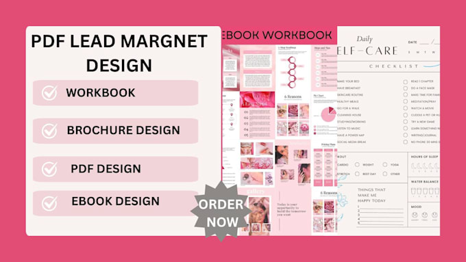 Gig Preview - Create PDF lead magnet design, PDF lead magnet, brochure, checklist, handbook