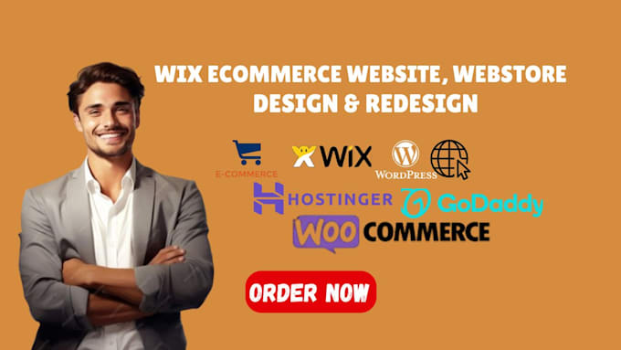 Bestseller - do wix ecommerce, wordpress, webstore webshop ecommerce, hostinger, godaddy, wix