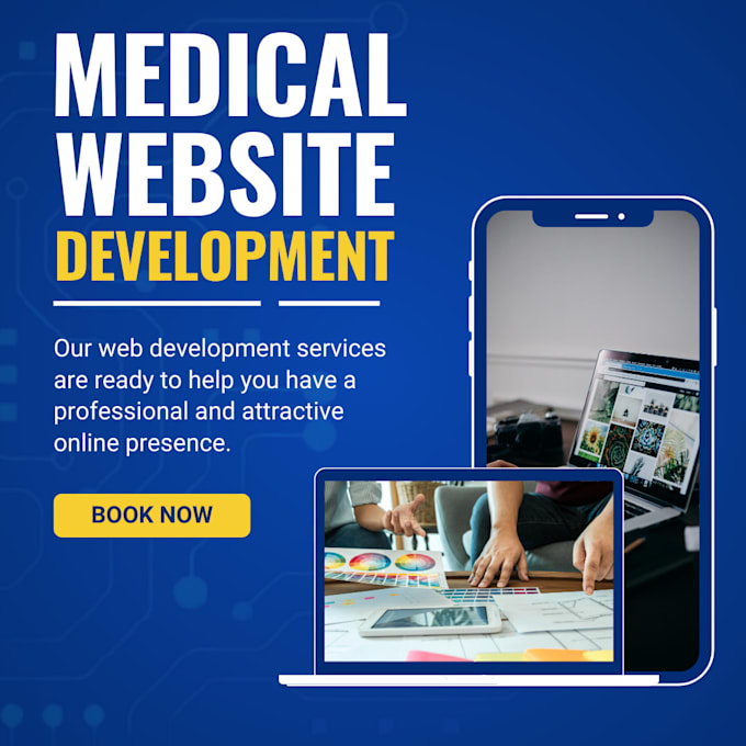 Gig Preview - Design and redesign professional medical websites,hospitals,dentals and etc