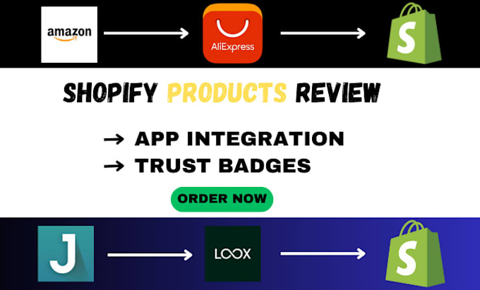 Gig Preview - Import or add bulk reviews from aliexpress to shopify, shopify review apps